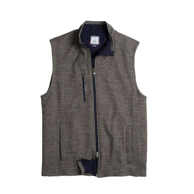 Tahoe 2 Way Zip Front Fleece Vest by Johnnie-O - Country Club Prep