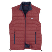 Hudson Quilted 2-Way Zip Front Vest by Johnnie-O - Country Club Prep