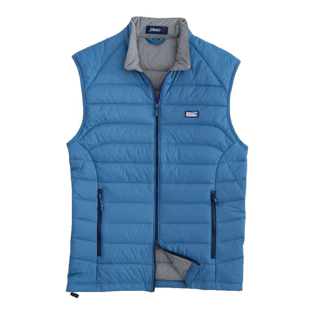 Hudson Quilted 2-Way Zip Front Vest by Johnnie-O - Country Club Prep