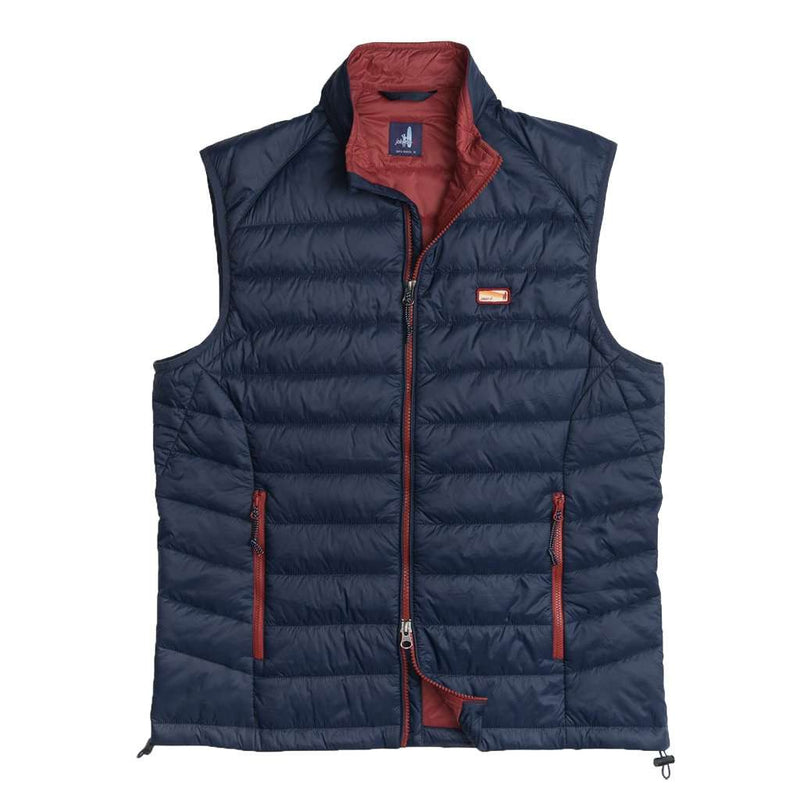 Hudson Quilted 2-Way Zip Front Vest by Johnnie-O - Country Club Prep