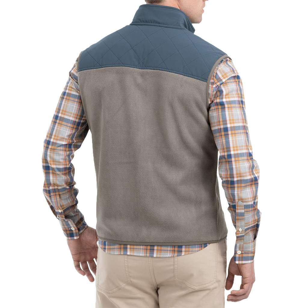 Morrison Zip Front Polar Fleece Vest by Johnnie-O - Country Club Prep