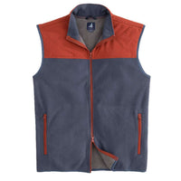 Morrison Zip Front Polar Fleece Vest by Johnnie-O - Country Club Prep