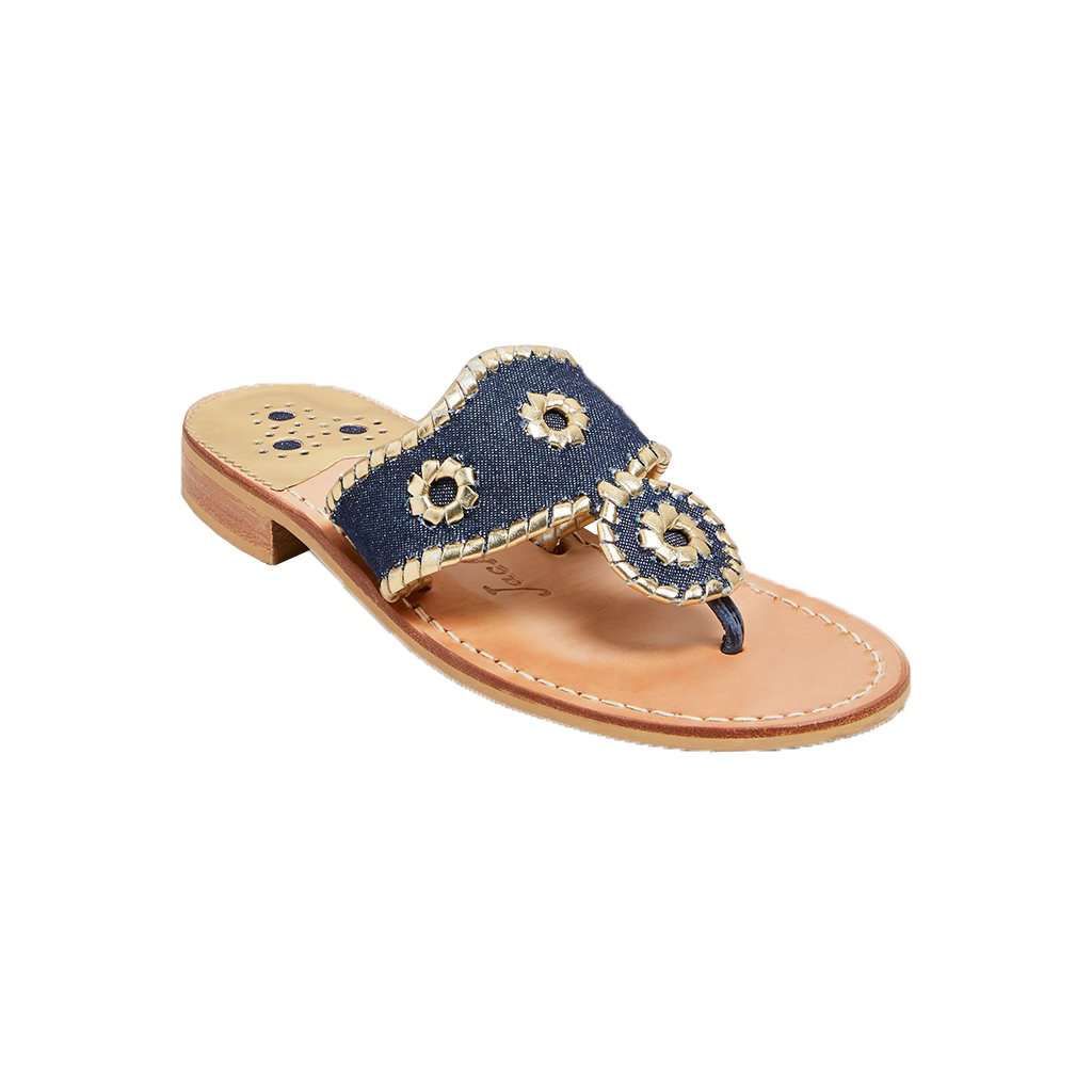 Denim Jacks Flat Sandal by Jack Rogers - Country Club Prep