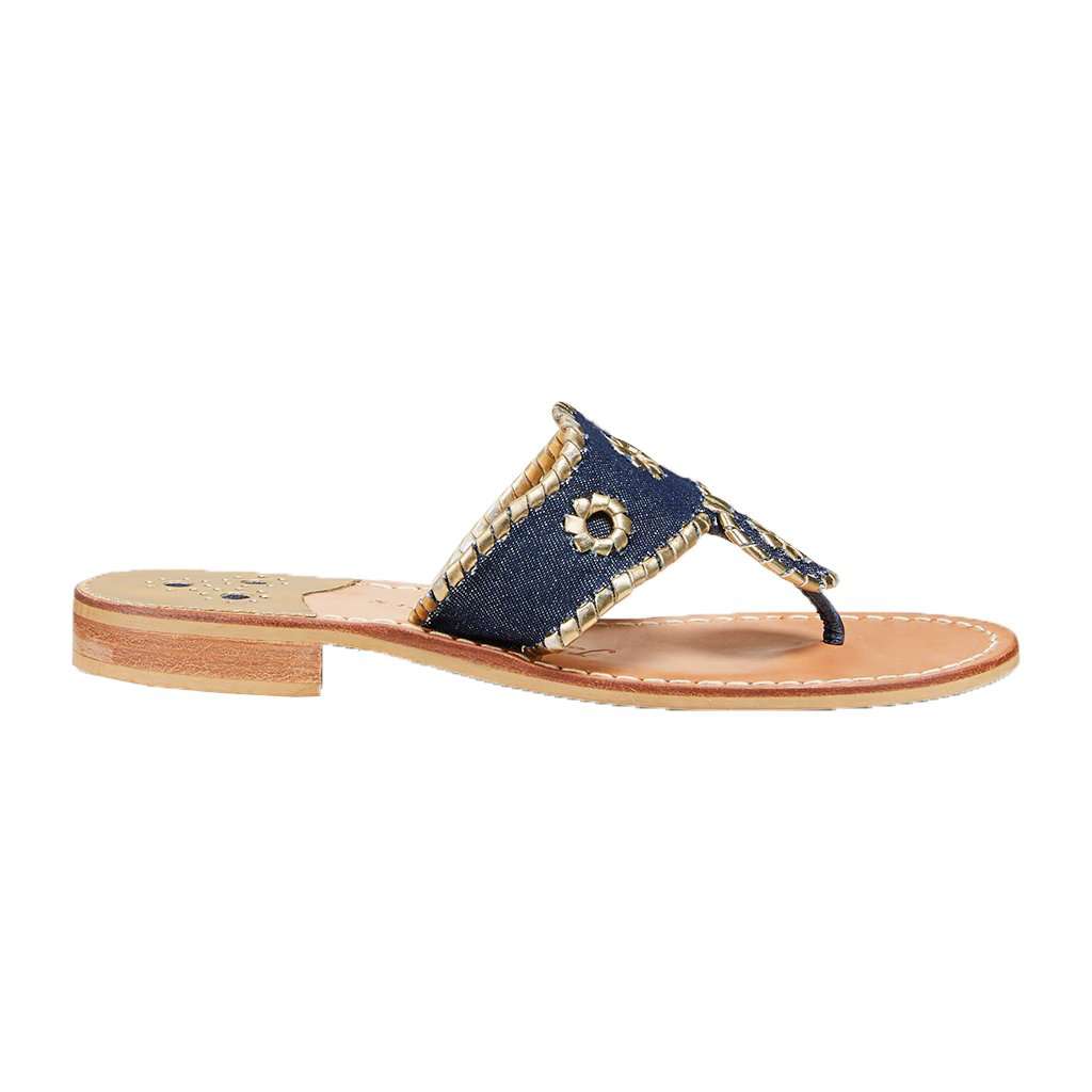 Denim Jacks Flat Sandal by Jack Rogers - Country Club Prep