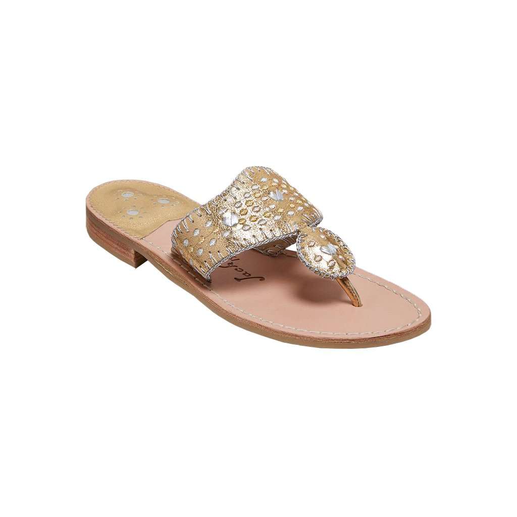 Jacks Crochet Flat Sandal by Jack Rogers - Country Club Prep