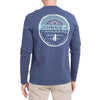 Agua Sol Long Sleeve T-Shirt in Pacific by Johnnie-O - Country Club Prep