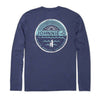 Agua Sol Long Sleeve T-Shirt in Pacific by Johnnie-O - Country Club Prep