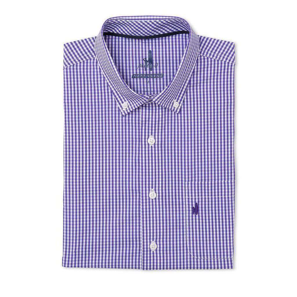 Augusta Prep-Formance Button Down in Viola by Johnnie-O - Country Club Prep