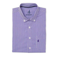 Augusta Prep-Formance Button Down in Viola by Johnnie-O - Country Club Prep