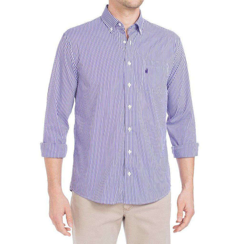 Augusta Prep-Formance Button Down in Viola by Johnnie-O - Country Club Prep