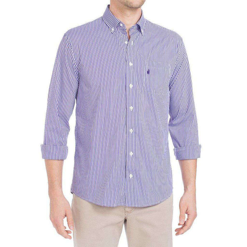 Augusta Prep-Formance Button Down in Viola by Johnnie-O - Country Club Prep