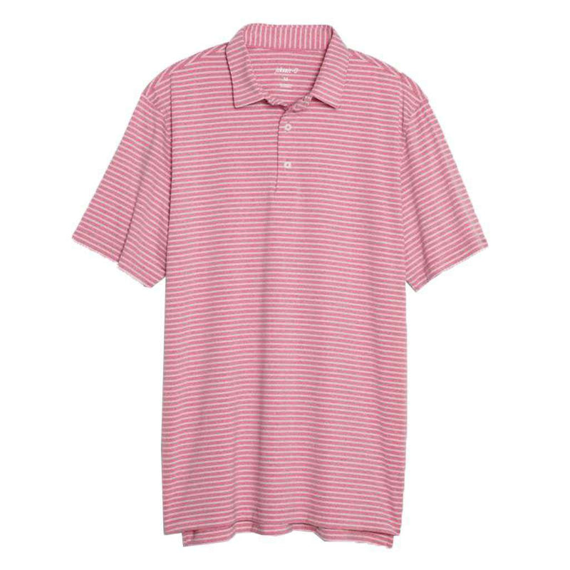 Johnnie-O Barrett Striped Prep-Formance Jersey Polo in Meteor – Country ...