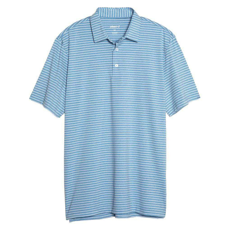 Barrett Striped Prep-Formance Jersey Polo by Johnnie-O - Country Club Prep