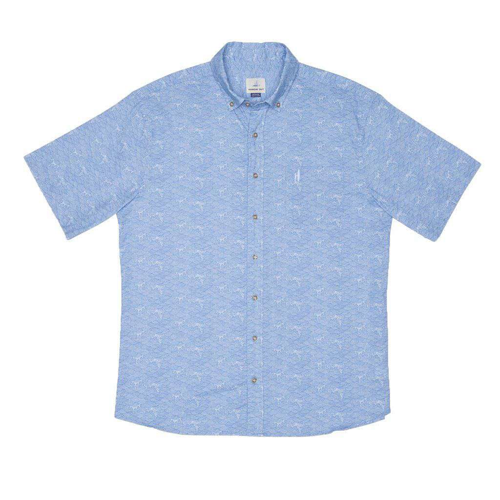 Cole Printed Short Sleeve Button Down Shirt in Coronado by Johnnie-O - Country Club Prep