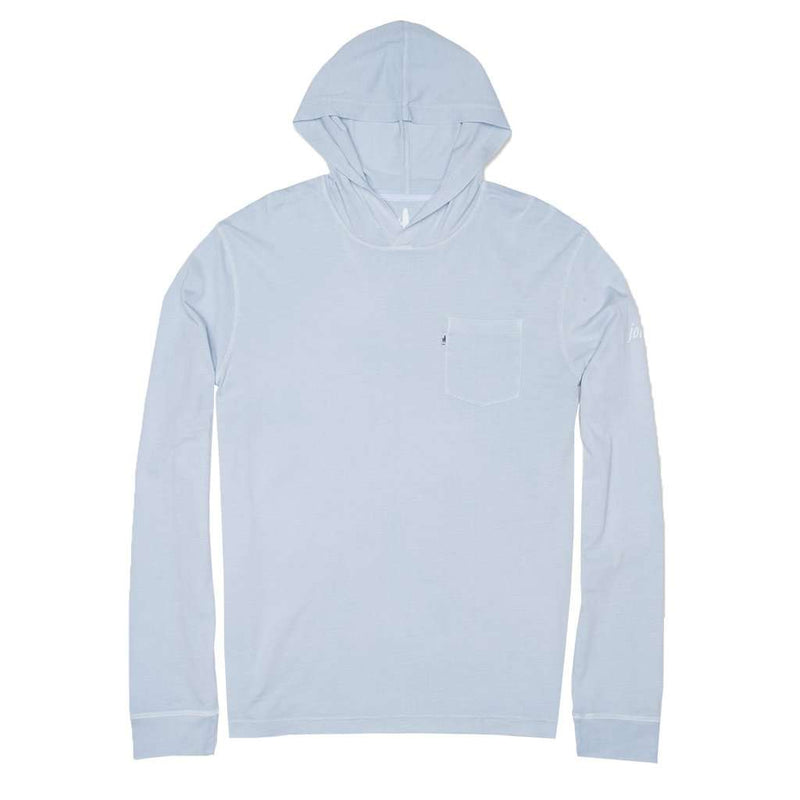 Eller Long Sleeve Hooded T-Shirt in Big Sky by Johnnie-O - Country Club Prep