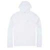 Eller Long Sleeve Hooded T-Shirt in White by Johnnie-O - Country Club Prep