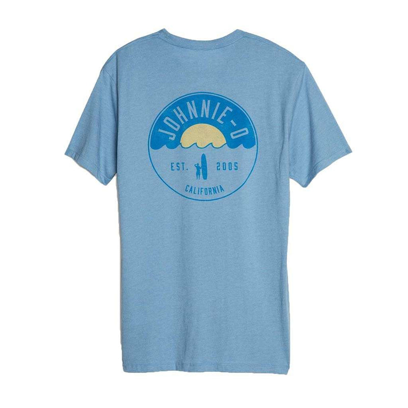 Est '05 T-Shirt in Gulf Blue by Johnnie-O - Country Club Prep