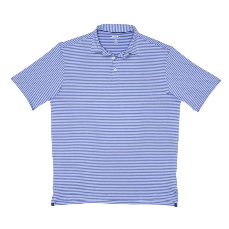 Hyder Striped Prep-Formance Polo in Regatta by Johnnie-O - Country Club Prep