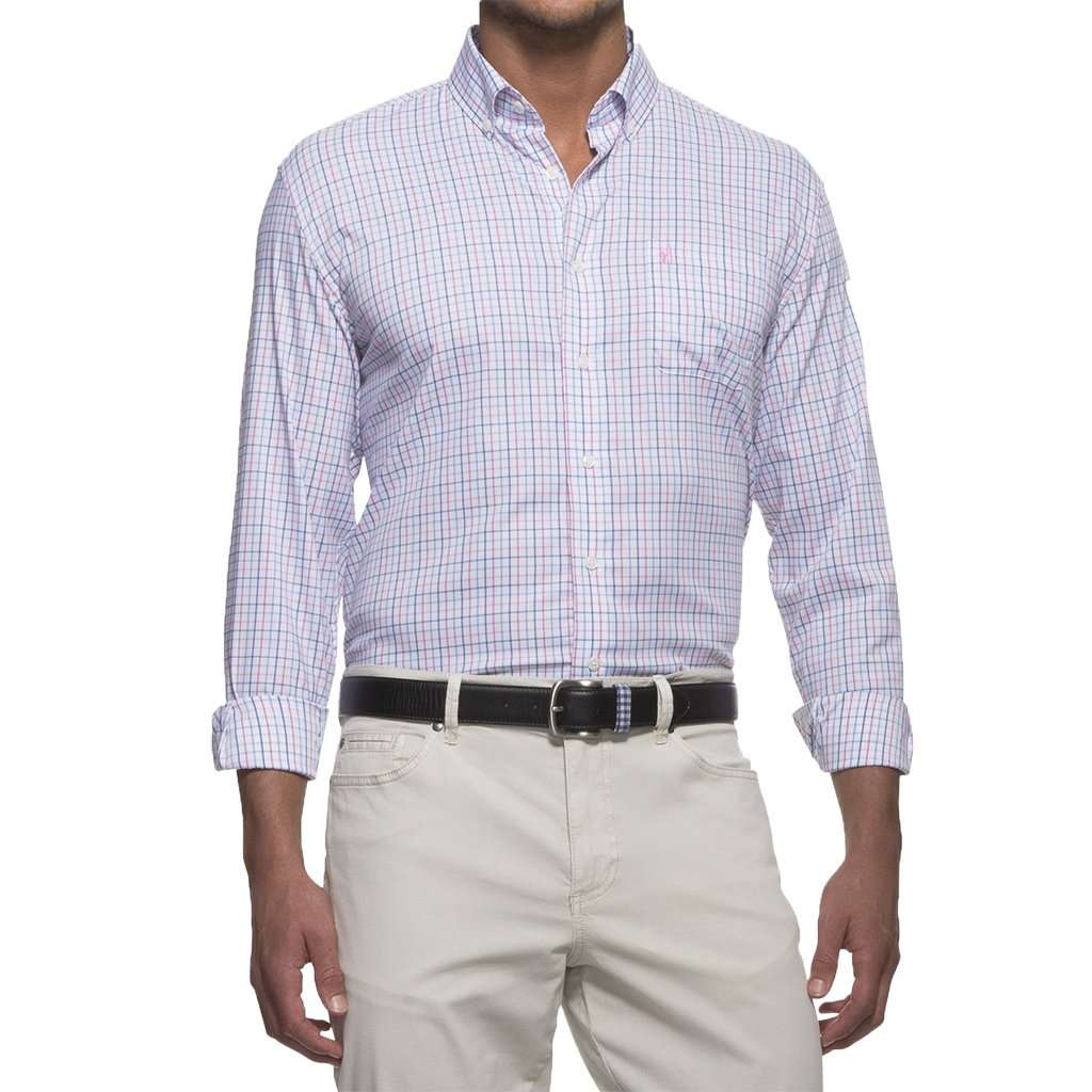 Ives Prep-Formance Button Down Shirt in Sorbet by Johnnie-O - Country Club Prep