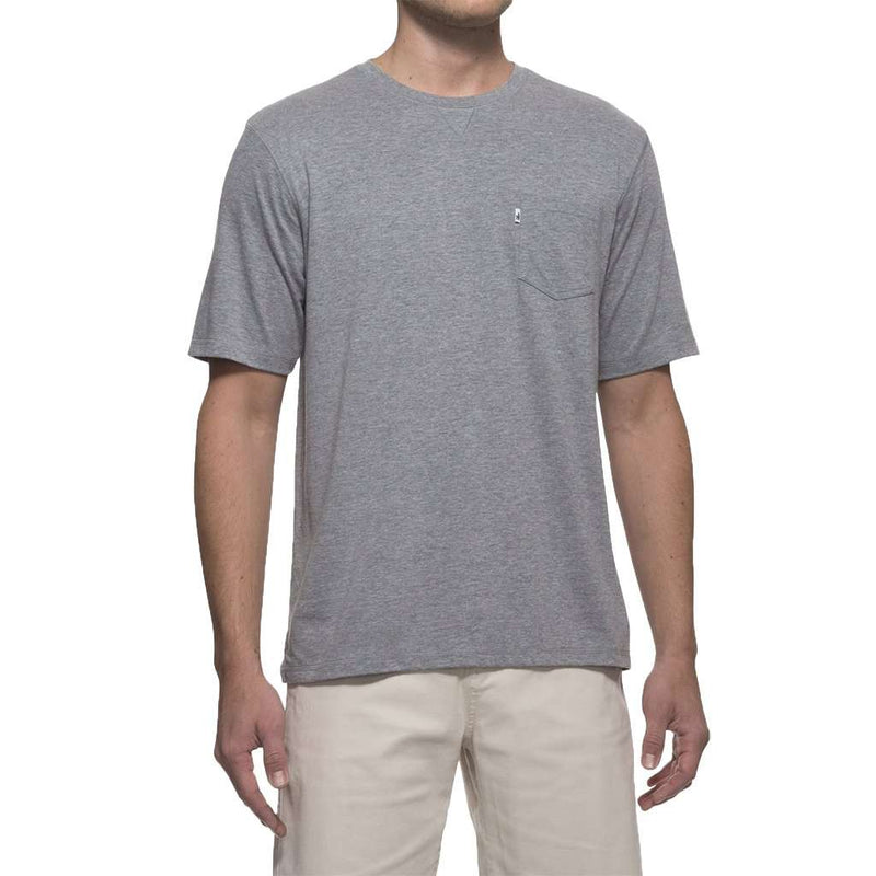 Lawson Crew Neck T-Shirt in Light Gray by Johnnie-O - Country Club Prep