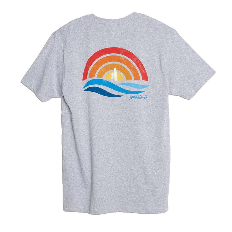 Paradise T-Shirt in Light Gray by Johnnie-O - Country Club Prep