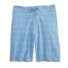 Southport Half Elastic Surf Shorts in Laguna Blue by Johnnie-O - Country Club Prep