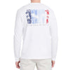 Sumatra Long Sleeve T-Shirt in White by Johnnie-O - Country Club Prep