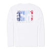 Sumatra Long Sleeve T-Shirt in White by Johnnie-O - Country Club Prep