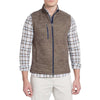 Tahoe 2-Way Zip Front Fleece Vest in Havana by Johnnie-O - Country Club Prep