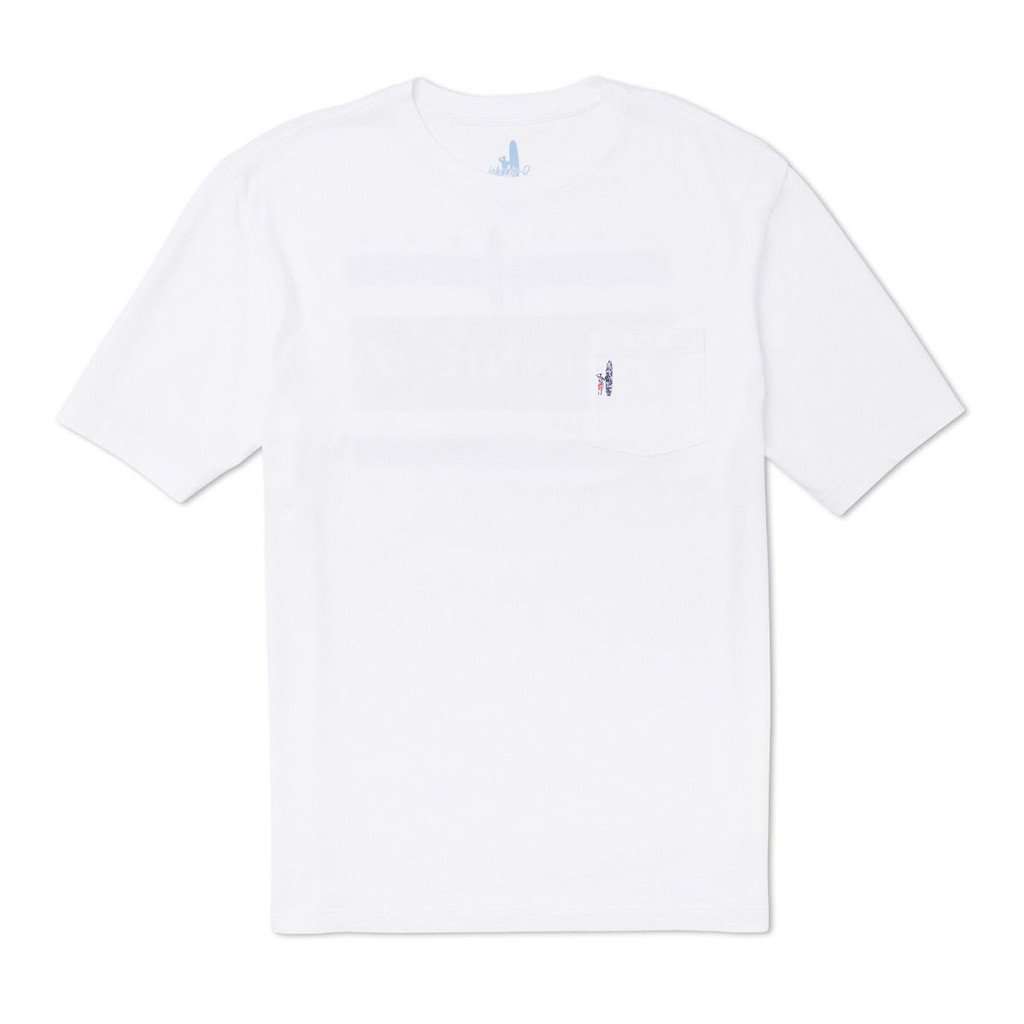 Johnnie-O Union T-Shirt in White – Country Club Prep