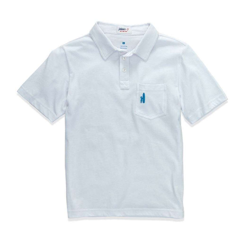 Youth Original Polo in White by Johnnie-O - Country Club Prep