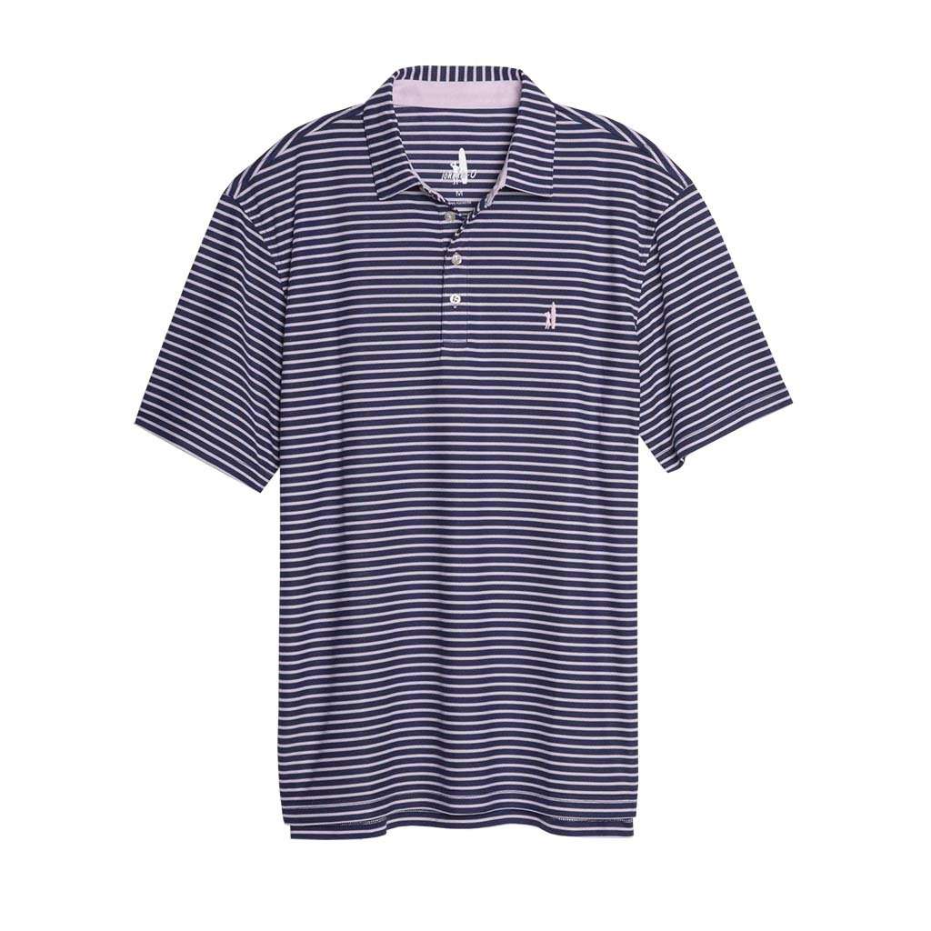 Linus Dual Striped Prep-Formance Pique Polo by Johnnie-O - Country Club Prep