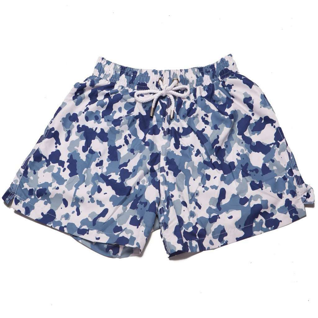 The Winter Soldiers Swim Trunks by Kennedy - Country Club Prep