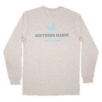 Long Sleeve Trademark Duck Tee by Southern Marsh - Country Club Prep