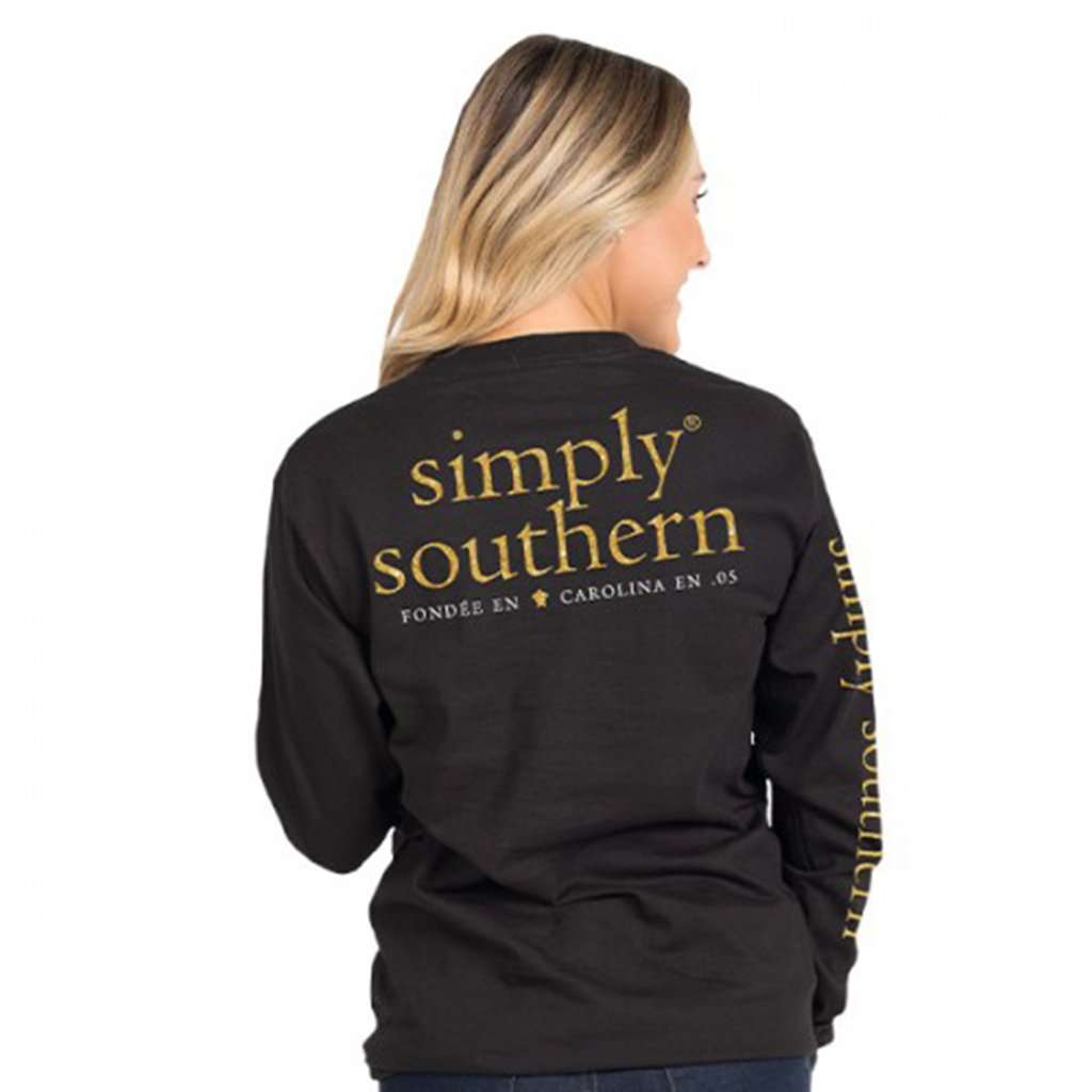 Long Sleeve Basic Logo Tee by Simply Southern - Country Club Prep