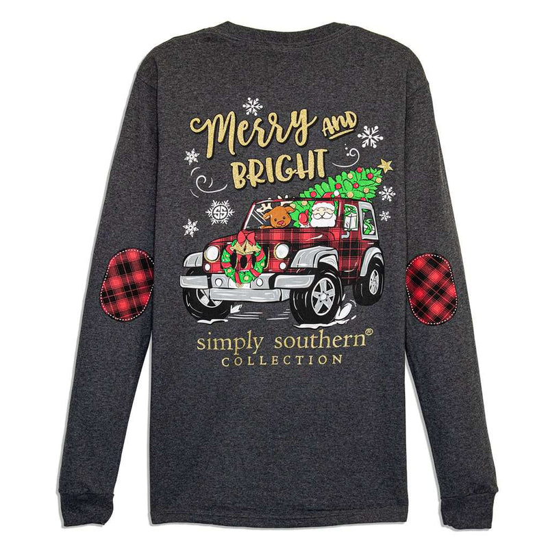 Long Sleeve Merry Tee by Simply Southern - Country Club Prep