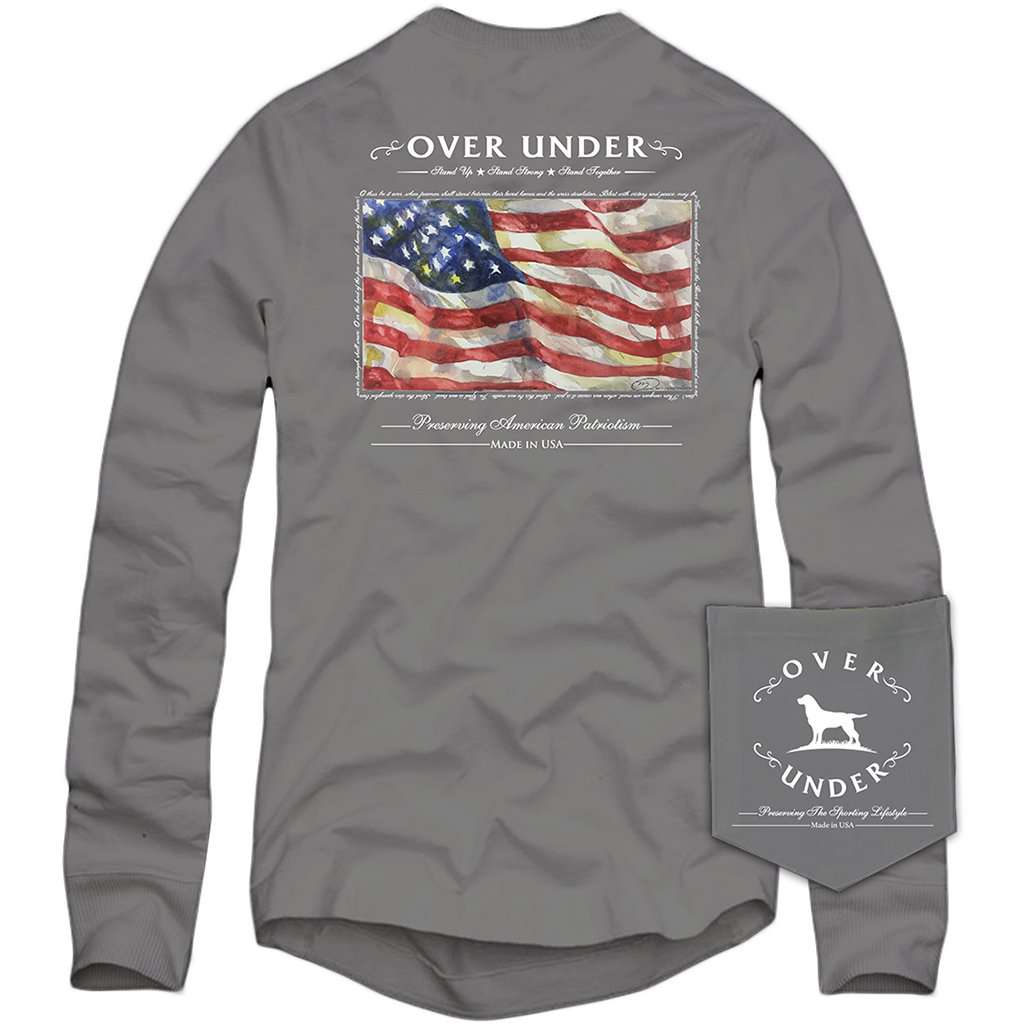 Long Sleeve Patriotism T-Shirt by Over Under Clothing - Country Club Prep