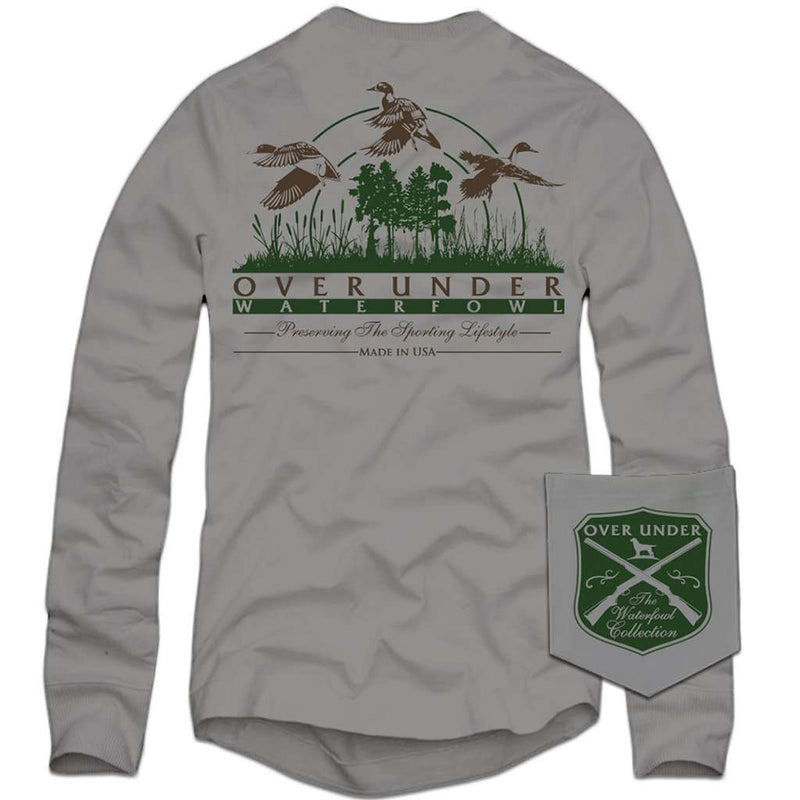 Long Sleeve Waterfowl Collection T-Shirt by Over Under Clothing - Country Club Prep