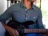 Long Sleeve Players Shirt in Blue Steel by Criquet - Country Club Prep