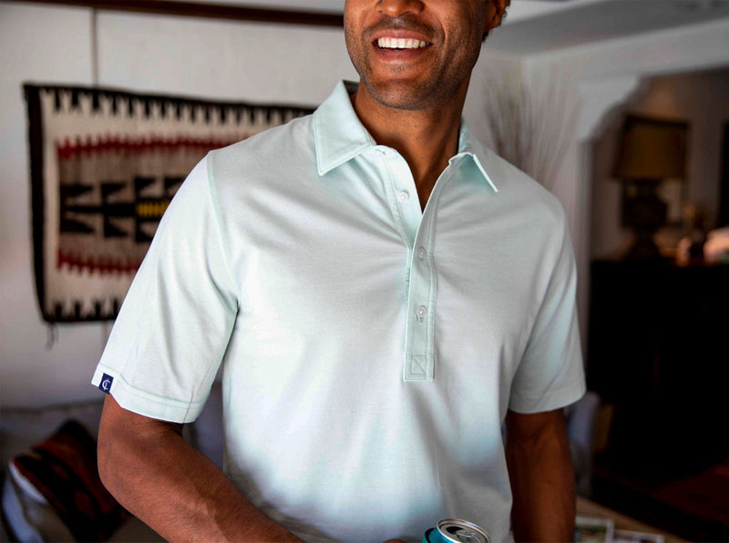 Performance Range Polo in Mojito by Criquet - Country Club Prep