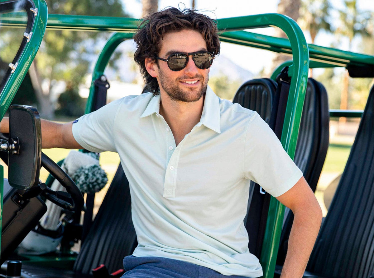 Performance Range Polo in Mojito by Criquet - Country Club Prep