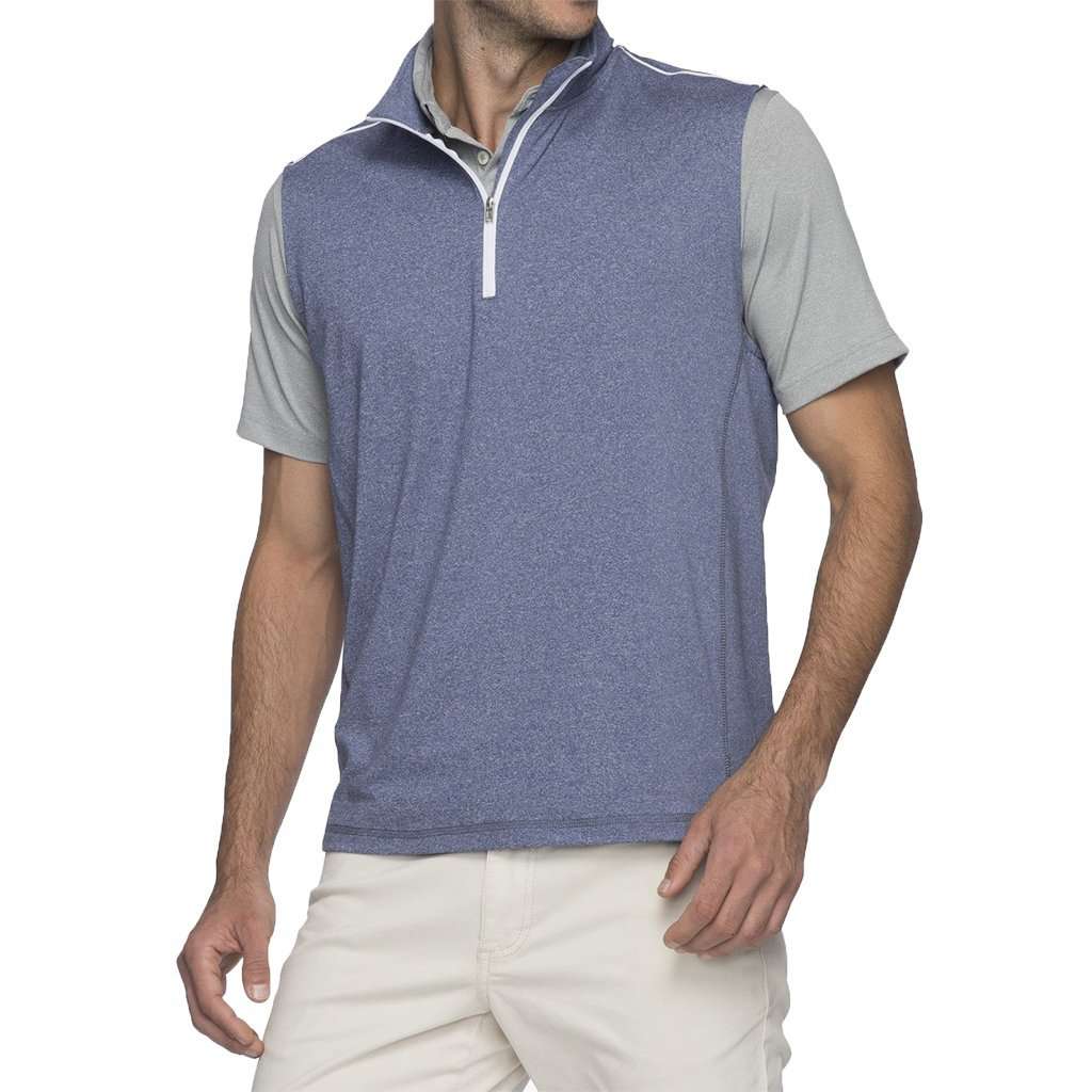 Lammie 1/4 Zip Prep-Formance Vest by Johnnie-O - Country Club Prep