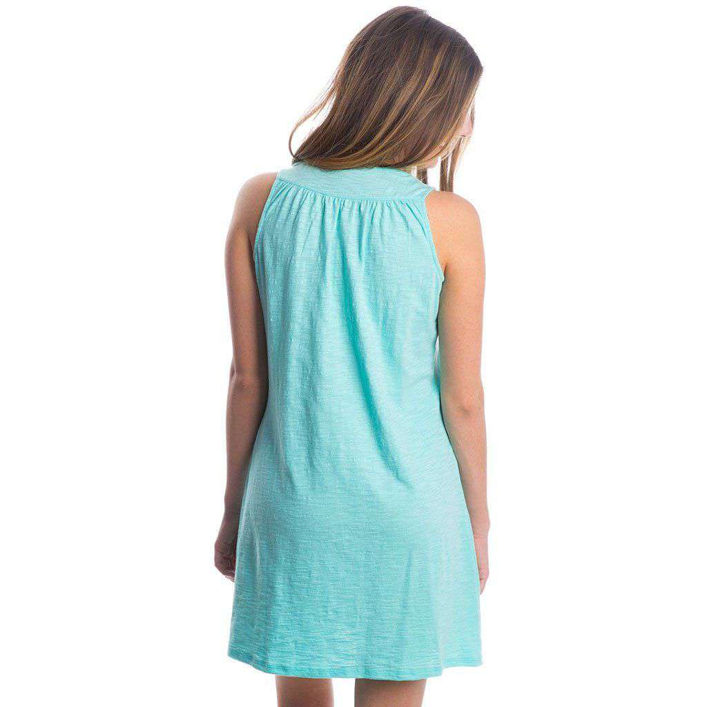 Ali Slub Dress in Ocean Palm by Lauren James - Country Club Prep