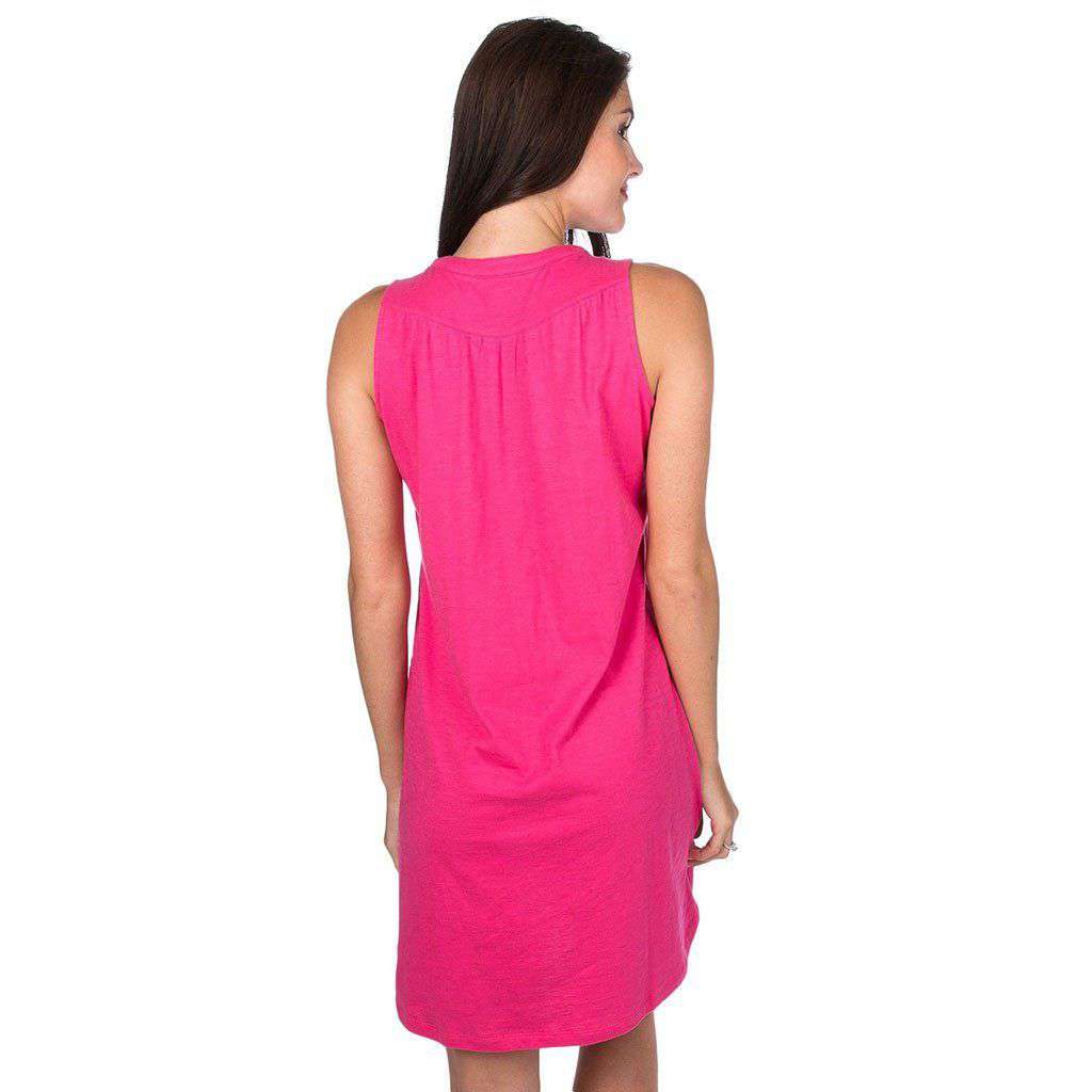 Ali Slub Dress in Raspberry by Lauren James - Country Club Prep