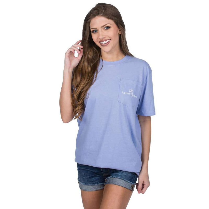 I'm an LJ Chick Tee in Lilac Flower by Lauren James - Country Club Prep