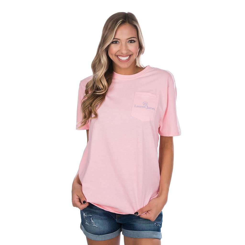 Momma's Good Looks Tee in Cotton Candy Pink by Lauren James - Country Club Prep