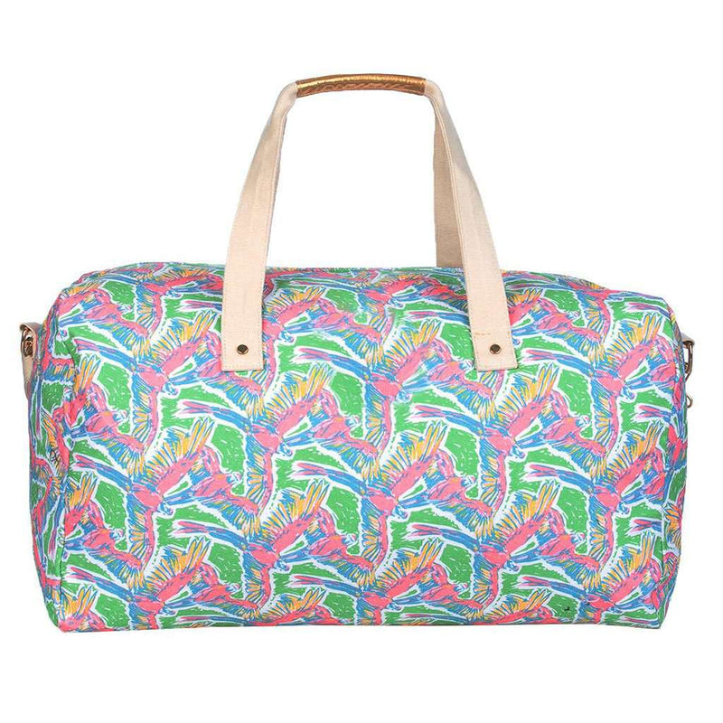 Weekender Duffel Bag in Macawl Me by Lauren James - Country Club Prep