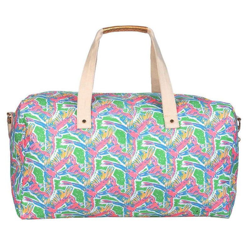 Weekender Duffel Bag in Macawl Me by Lauren James - Country Club Prep