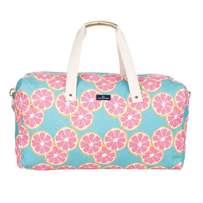 Weekender Duffel Bag in Main Squeeze by Lauren James - Country Club Prep