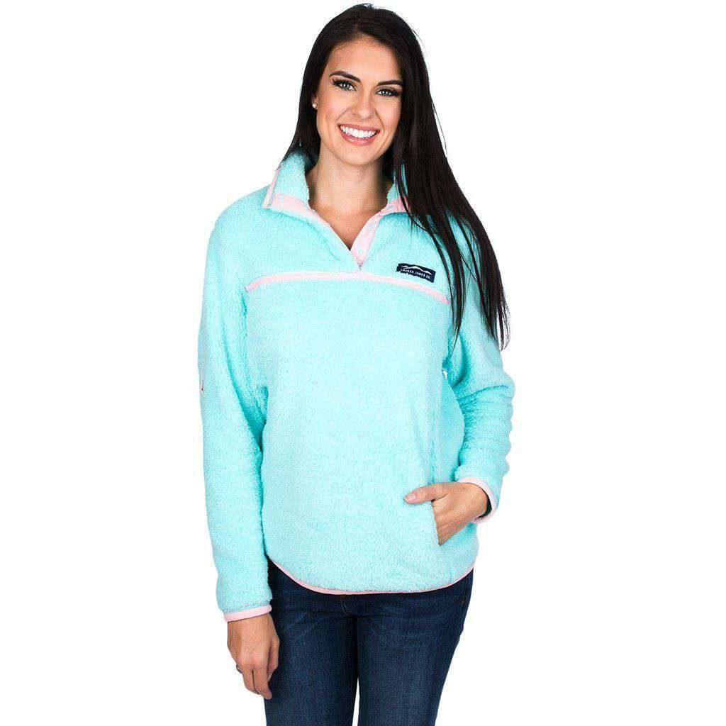 Aspen Pullover in Aruba Blue by Lauren James - Country Club Prep